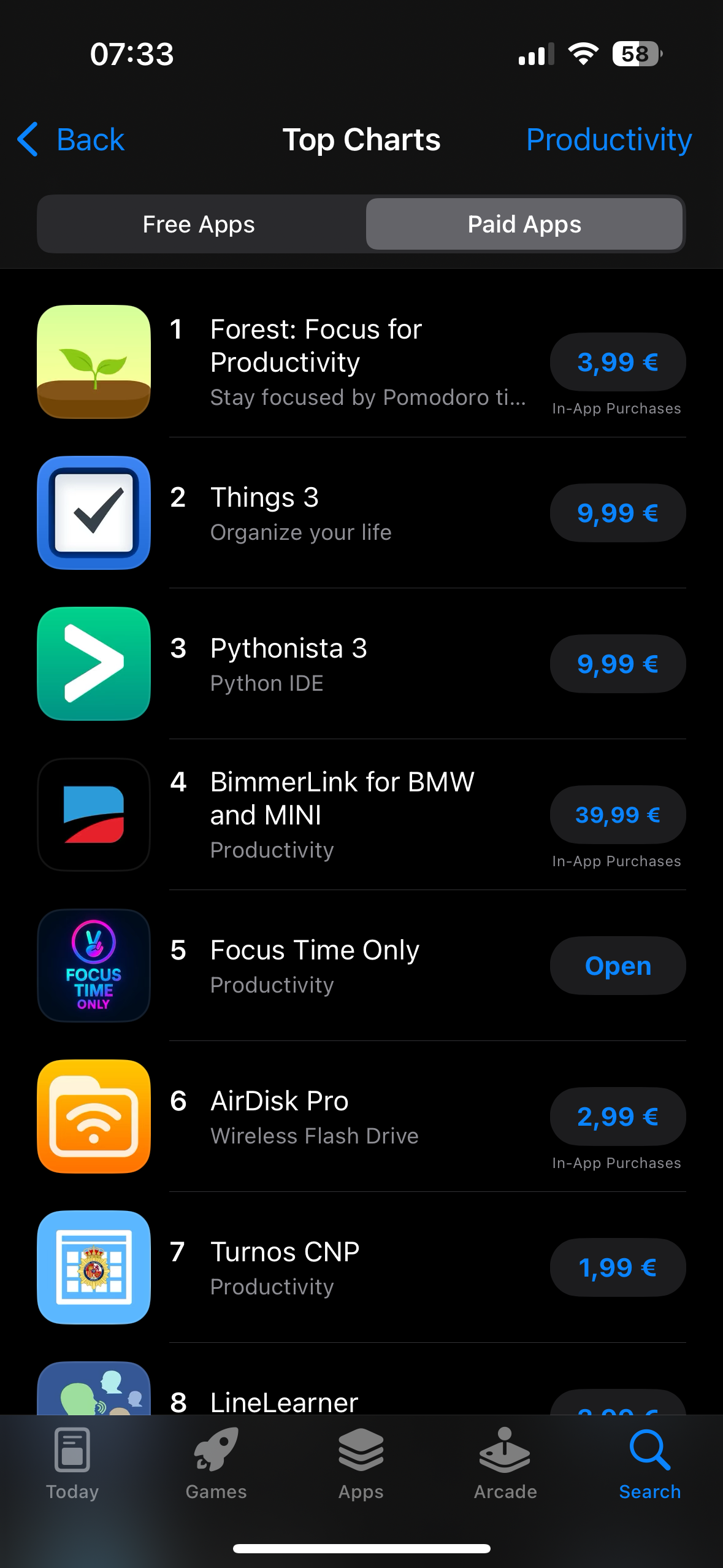 Top 5 Productivity App in Spain